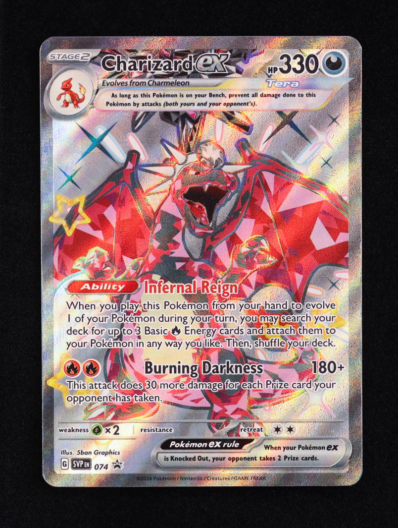 Charizard EX 2024 Pokemon Scarlet and Violet Paldean Fates #74 at PristineAuction.com Charizard EX 2024 Pokemon Scarlet and Violet Paldean Fates #74 at PristineAuction.com