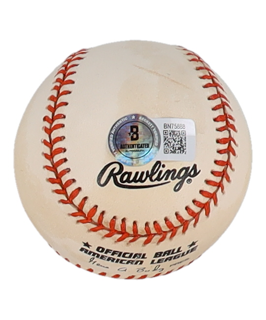 Cal Ripken Jr. Signed OML Commemorative Logo Baseball (Beckett) at PristineAuction.com Cal Ripken Jr. Signed OML Commemorative Logo Baseball (Beckett) at PristineAuction.com