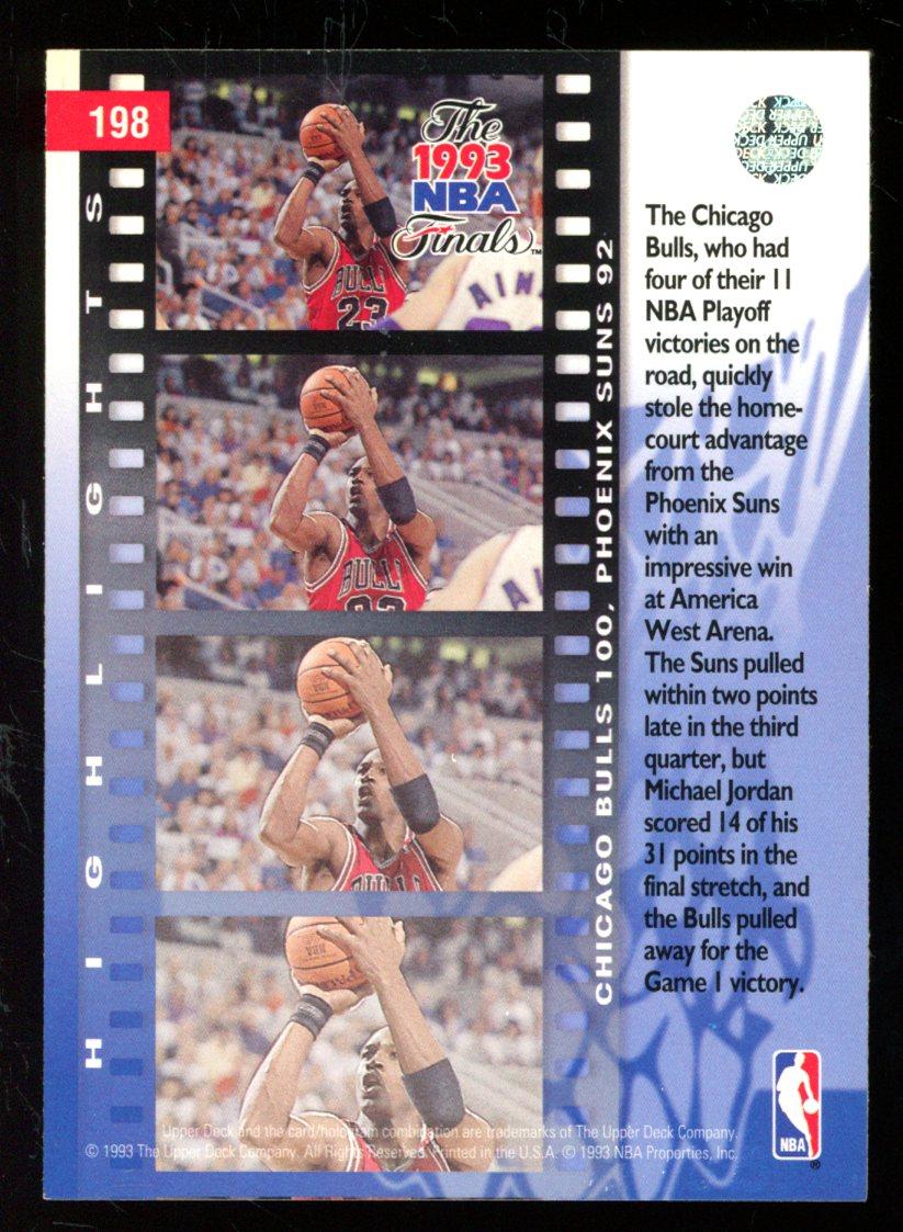 Michael Jordan 1993 Upper Deck NBA Finals #198 at PristineAuction.com Michael Jordan 1993 Upper Deck NBA Finals #198 at PristineAuction.com