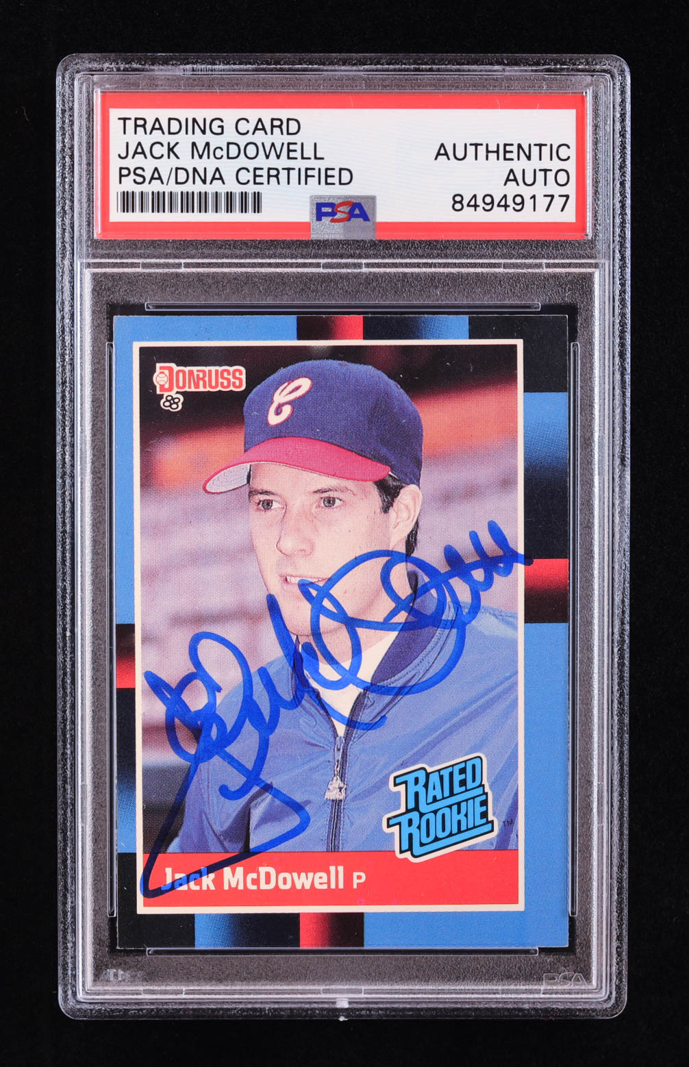 Jack McDowell Signed 1988 Donruss #47 RC (PSA) at PristineAuction.com Jack McDowell Signed 1988 Donruss #47 RC (PSA) at PristineAuction.com