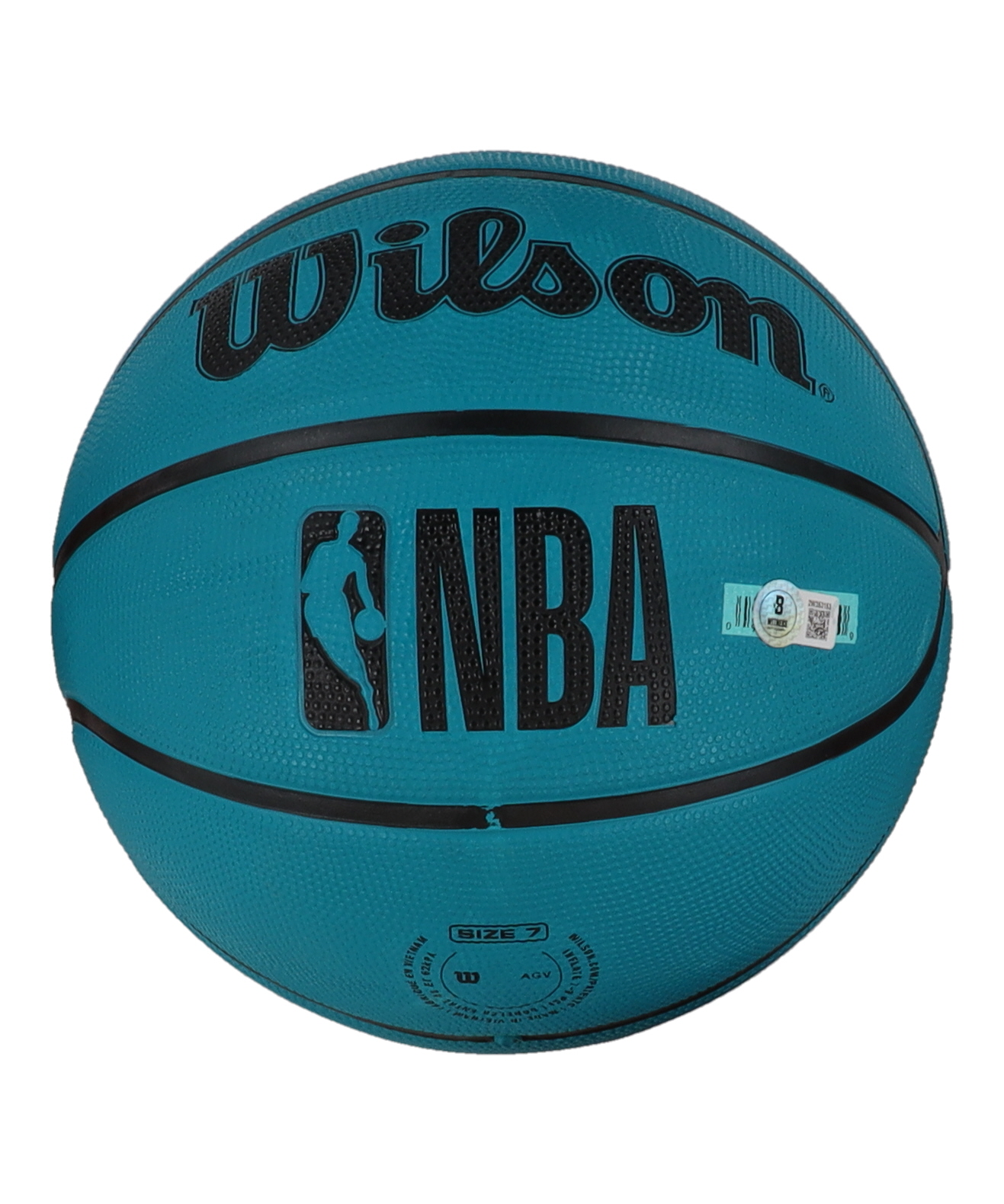 Larry Johnson Signed Hornets NBA Basketball Inscribed "Grandmama" (Beckett) at PristineAuction.com Larry Johnson Signed Hornets NBA Basketball Inscribed "Grandmama" (Beckett) at PristineAuction.com
