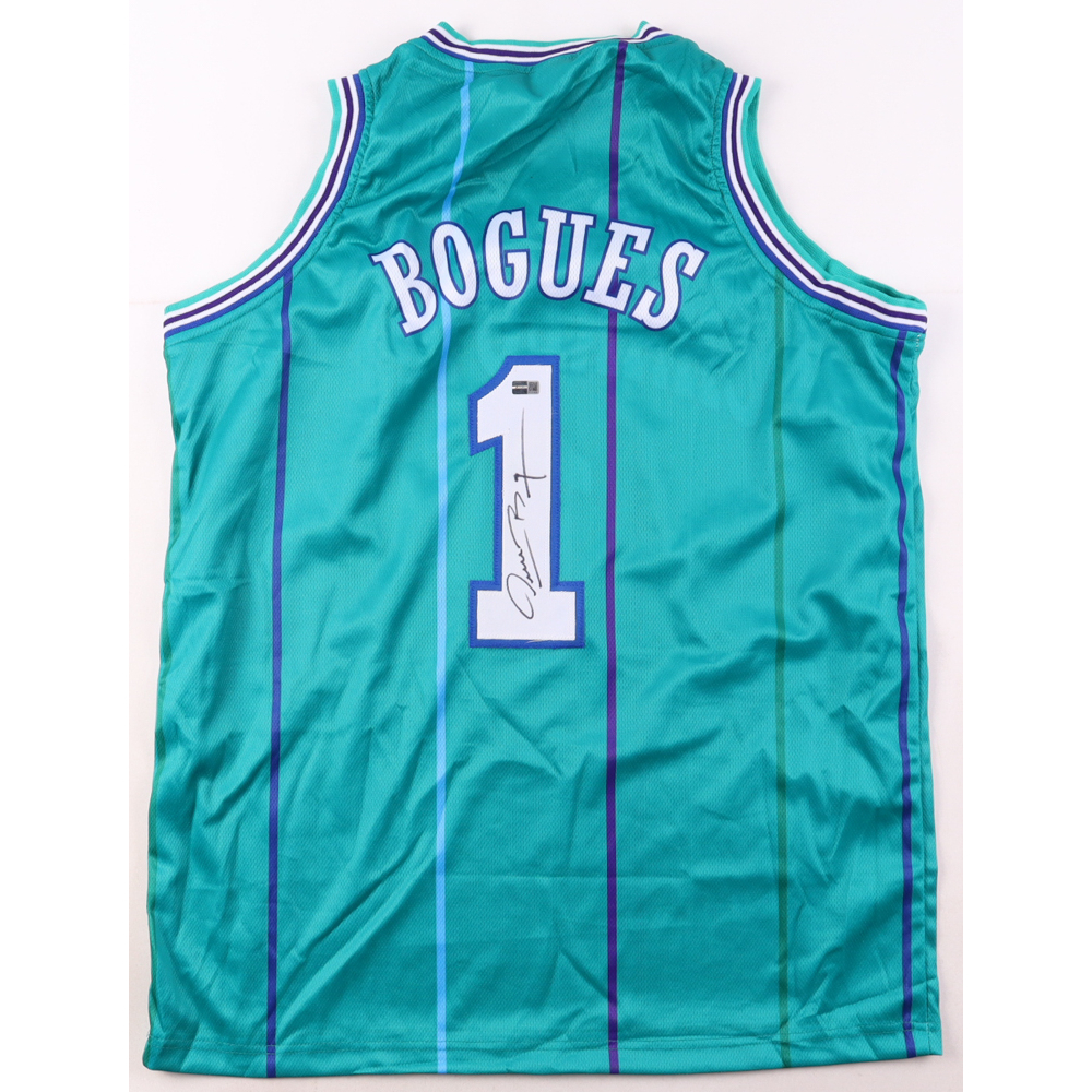 Muggsy Bogues Signed Jersey (CX By Steiner) | Pristine Auction