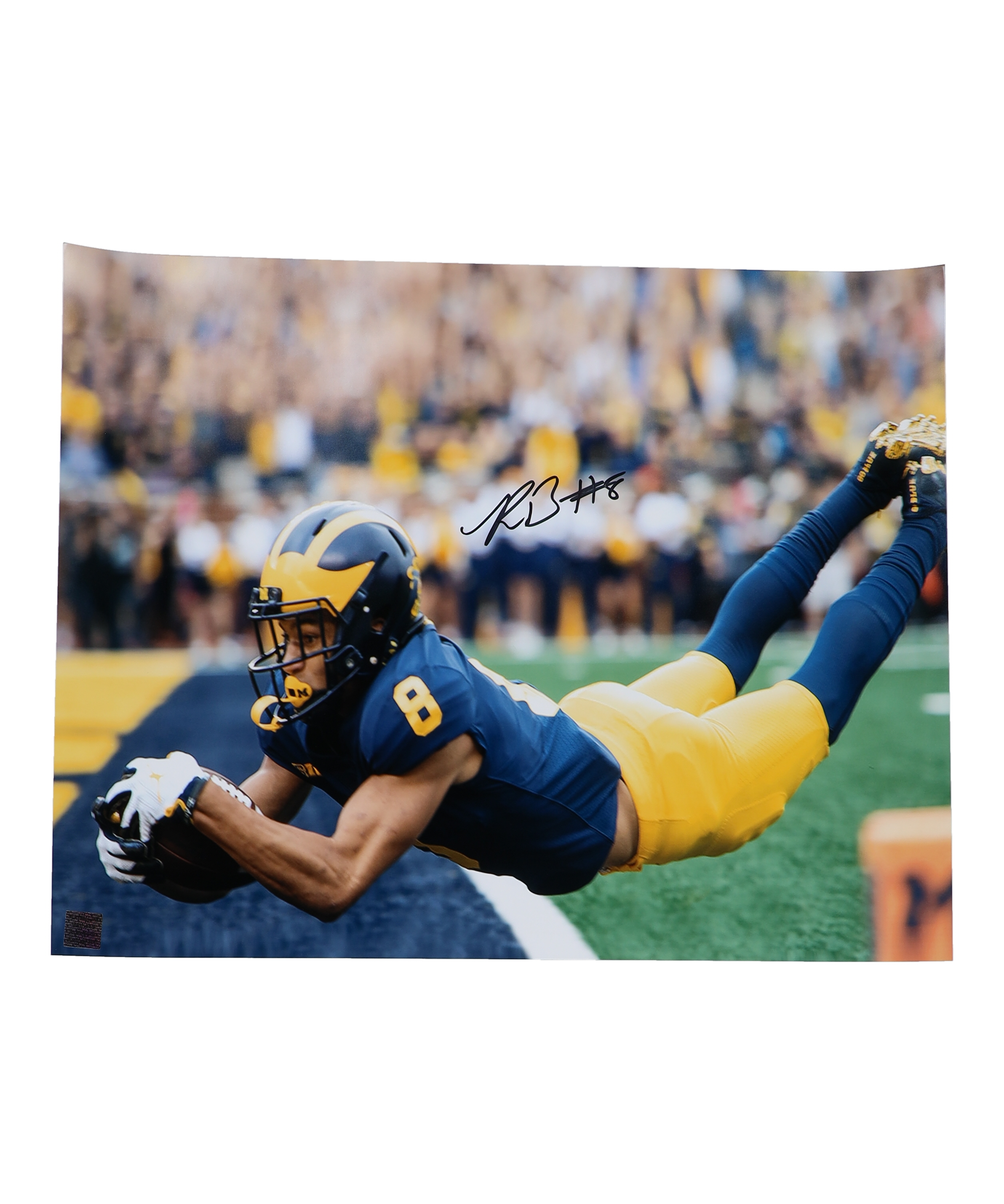 Ronnie Bell Signed Michigan Wolverines 16x20 Photo (Playball Ink) at PristineAuction.com Ronnie Bell Signed Michigan Wolverines 16x20 Photo (Playball Ink) at PristineAuction.com