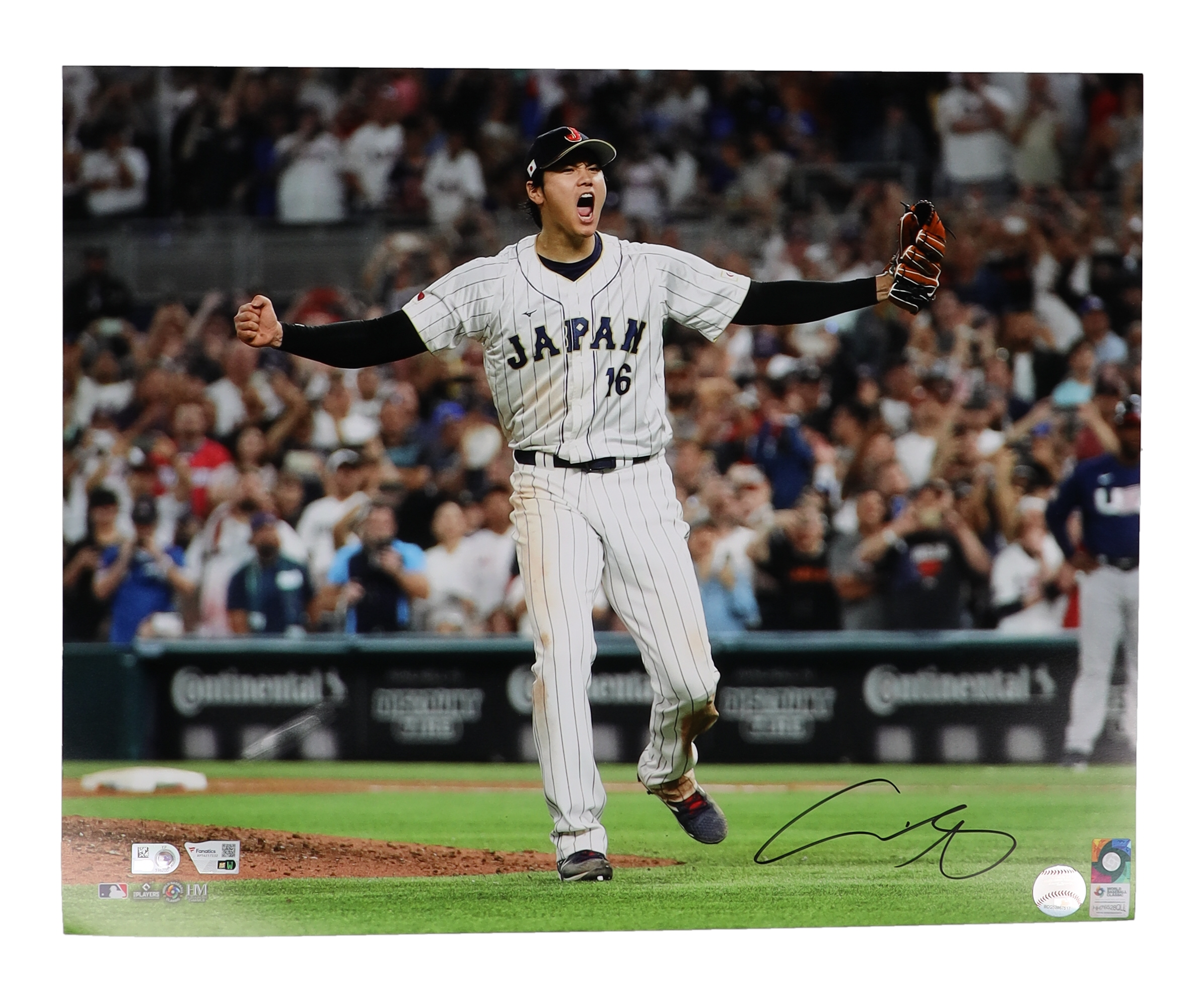 Shohei Ohtani Signed WBC Japan 16x20 Photo (Fanatics & MLB