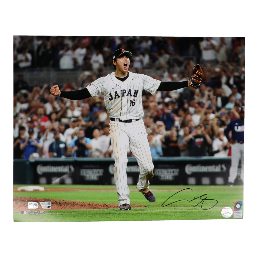 Shohei Ohtani Signed WBC Japan 16x20 Photo (Fanatics & MLB