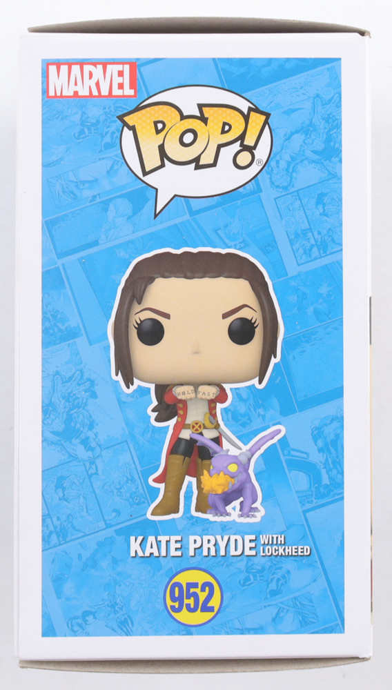 Elliot Page Signed "X-Men" #952 Kate Pryde with Lockheed Funko Pop! Vinyl Figure (ACOA) at PristineAuction.com Elliot Page Signed "X-Men" #952 Kate Pryde with Lockheed Funko Pop! Vinyl Figure (ACOA) at PristineAuction.com