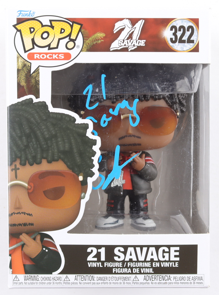 21 Savage Signed #322 Funko Pop! Vinyl Figure (ACOA) at PristineAuction.com 21 Savage Signed #322 Funko Pop! Vinyl Figure (ACOA) at PristineAuction.com