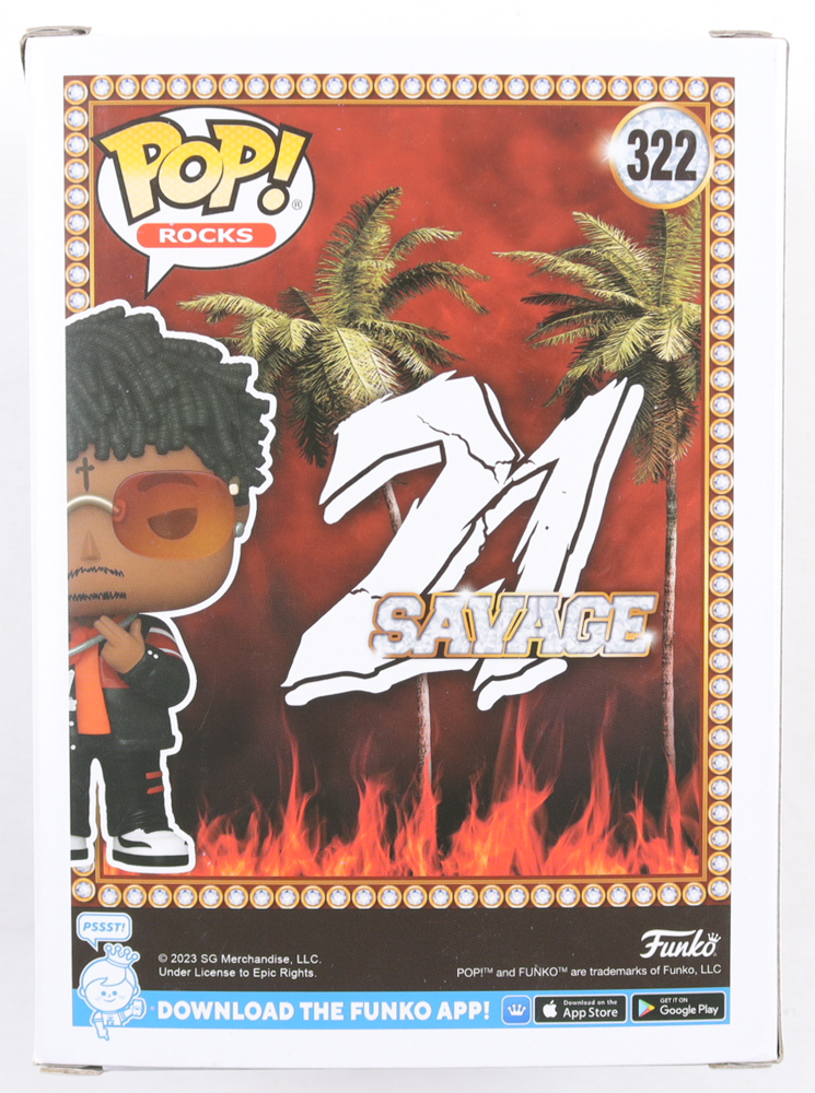 21 Savage Signed #322 Funko Pop! Vinyl Figure (ACOA) at PristineAuction.com 21 Savage Signed #322 Funko Pop! Vinyl Figure (ACOA) at PristineAuction.com