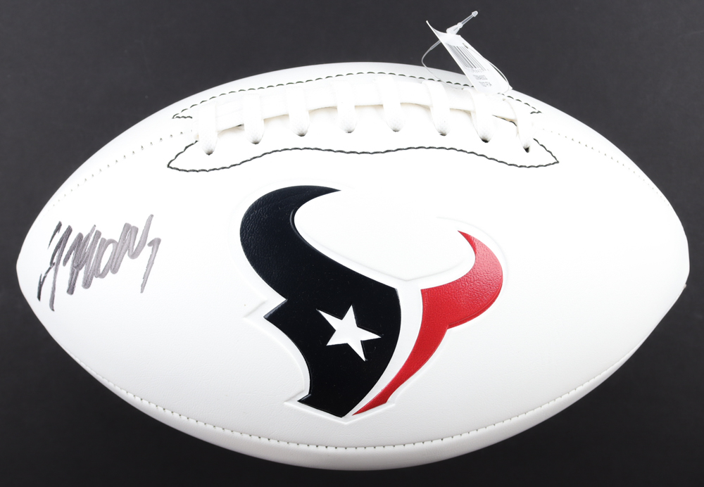 CJ Stroud Signed Texans Logo Football (Fanatics) at PristineAuction.com CJ Stroud Signed Texans Logo Football (Fanatics) at PristineAuction.com