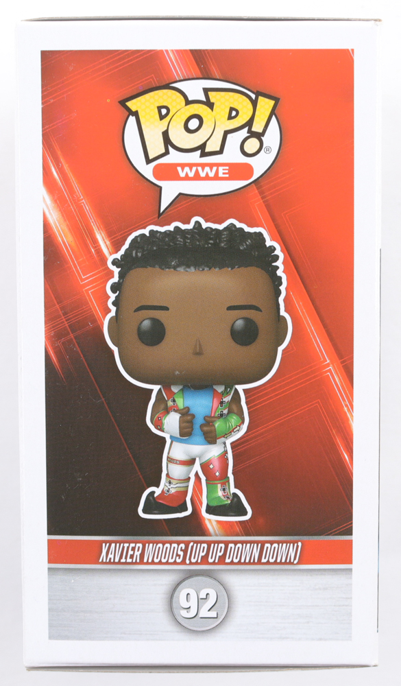 Xavier Woods Signed WWE #92 Xavier Woods (Up Up Down Down) Funko Pop! Vinyl Figure (AutographCOA) at PristineAuction.com Xavier Woods Signed WWE #92 Xavier Woods (Up Up Down Down) Funko Pop! Vinyl Figure (AutographCOA) at PristineAuction.com