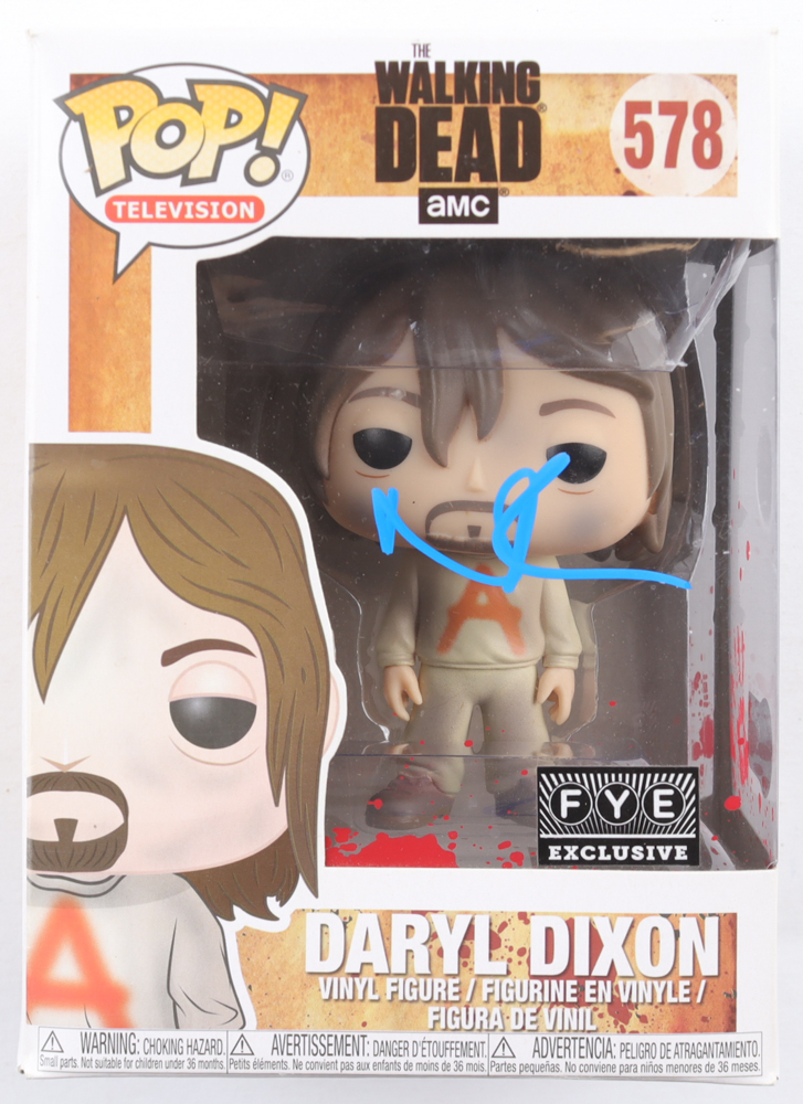 Norman Reedus Signed "The Walking Dead" #578 Daryl Dixon Funko Pop! Vinyl Figure (Beckett) at PristineAuction.com Norman Reedus Signed "The Walking Dead" #578 Daryl Dixon Funko Pop! Vinyl Figure (Beckett) at PristineAuction.com