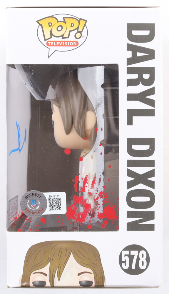 Norman Reedus Signed "The Walking Dead" #578 Daryl Dixon Funko Pop! Vinyl Figure (Beckett) at PristineAuction.com Norman Reedus Signed "The Walking Dead" #578 Daryl Dixon Funko Pop! Vinyl Figure (Beckett) at PristineAuction.com