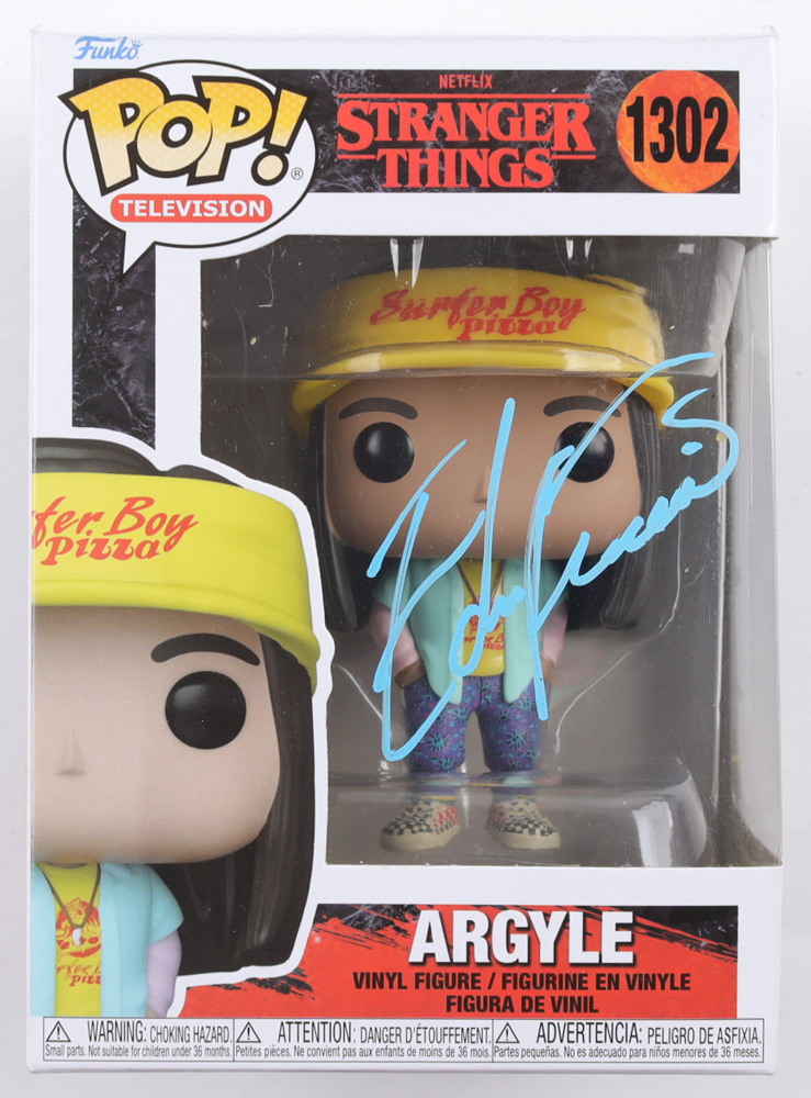 Eduardo Franco Signed "Stranger Things" #1302 Argyle Funko Pop! Vinyl Figure (JSA) at PristineAuction.com Eduardo Franco Signed "Stranger Things" #1302 Argyle Funko Pop! Vinyl Figure (JSA) at PristineAuction.com