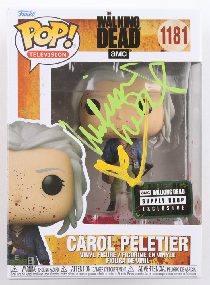 Melissa McBride & Norman Reedus Signed "The Walking Dead" #1181 Carol Peletier Funko Pop! Vinyl Figure (JSA) at PristineAuction.com Melissa McBride & Norman Reedus Signed "The Walking Dead" #1181 Carol Peletier Funko Pop! Vinyl Figure (JSA) at PristineAuction.com