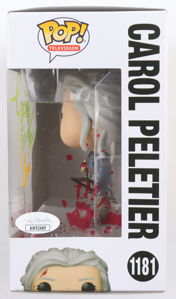 Melissa McBride & Norman Reedus Signed "The Walking Dead" #1181 Carol Peletier Funko Pop! Vinyl Figure (JSA) at PristineAuction.com Melissa McBride & Norman Reedus Signed "The Walking Dead" #1181 Carol Peletier Funko Pop! Vinyl Figure (JSA) at PristineAuction.com