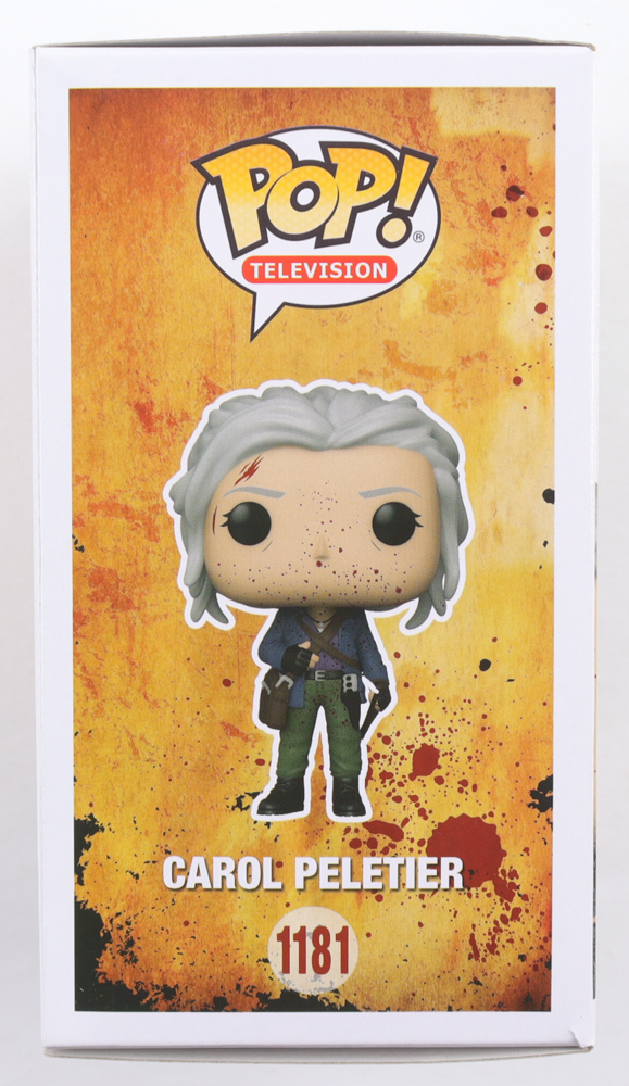 Melissa McBride & Norman Reedus Signed "The Walking Dead" #1181 Carol Peletier Funko Pop! Vinyl Figure (JSA) at PristineAuction.com Melissa McBride & Norman Reedus Signed "The Walking Dead" #1181 Carol Peletier Funko Pop! Vinyl Figure (JSA) at PristineAuction.com