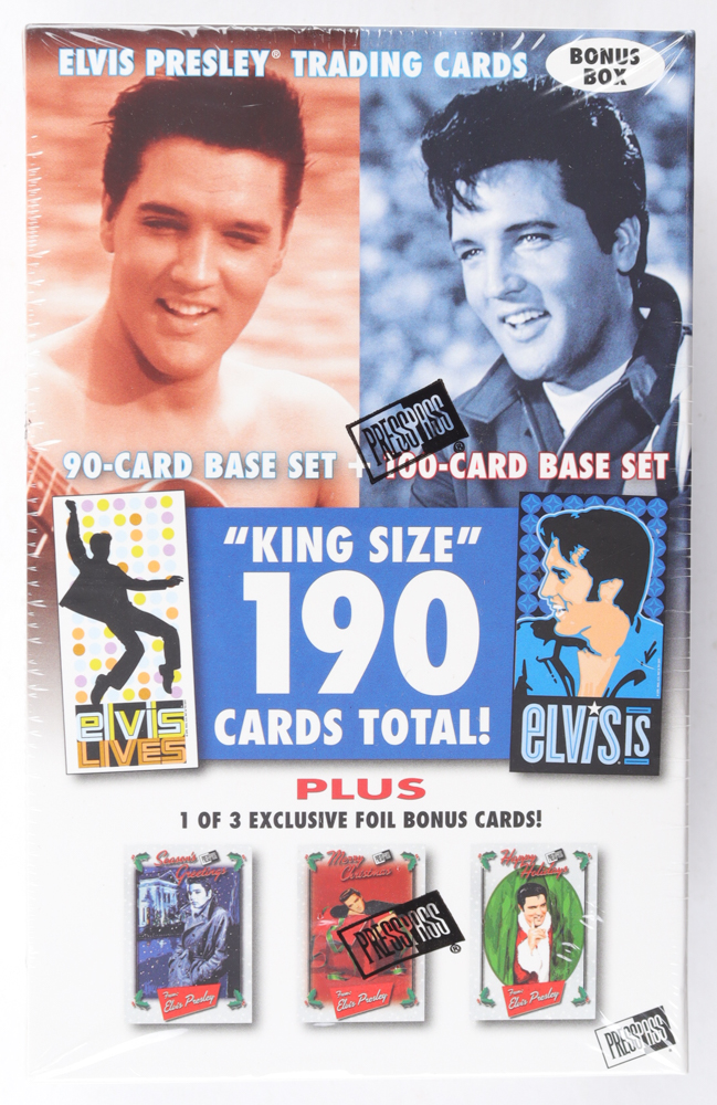 2008 Press Pass Elvis Presley "King Size" Complete Set of (191) Cards at PristineAuction.com 2008 Press Pass Elvis Presley "King Size" Complete Set of (191) Cards at PristineAuction.com