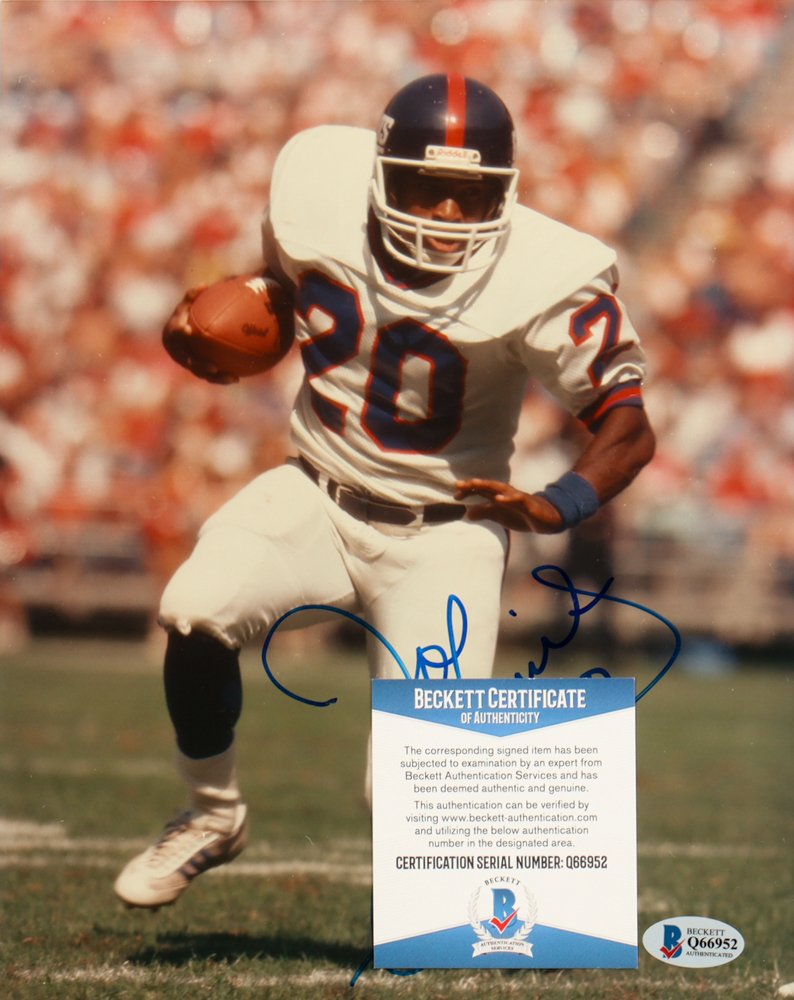Joe Morris Signed Giants 8x10 Photo (Beckett) at PristineAuction.com Joe Morris Signed Giants 8x10 Photo (Beckett) at PristineAuction.com