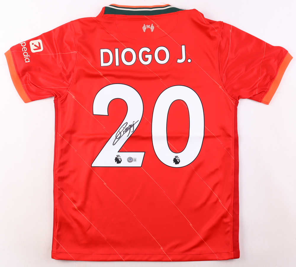 Diogo Jota Signed Liverpool Jersey (Beckett) at PristineAuction.com Diogo Jota Signed Liverpool Jersey (Beckett) at PristineAuction.com