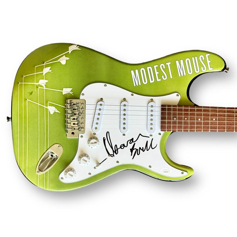 Isaac Brock Signed "Modest Mouse" Electric Guitar (JSA) at PristineAuction.com Isaac Brock Signed "Modest Mouse" Electric Guitar (JSA) at PristineAuction.com