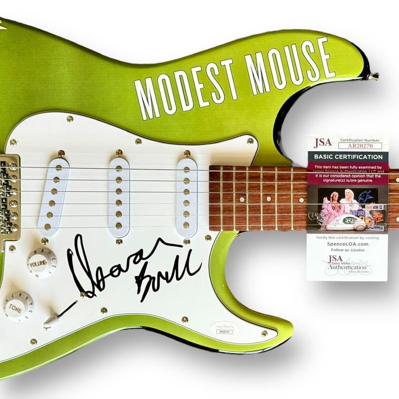 Isaac Brock Signed "Modest Mouse" Electric Guitar (JSA) at PristineAuction.com Isaac Brock Signed "Modest Mouse" Electric Guitar (JSA) at PristineAuction.com