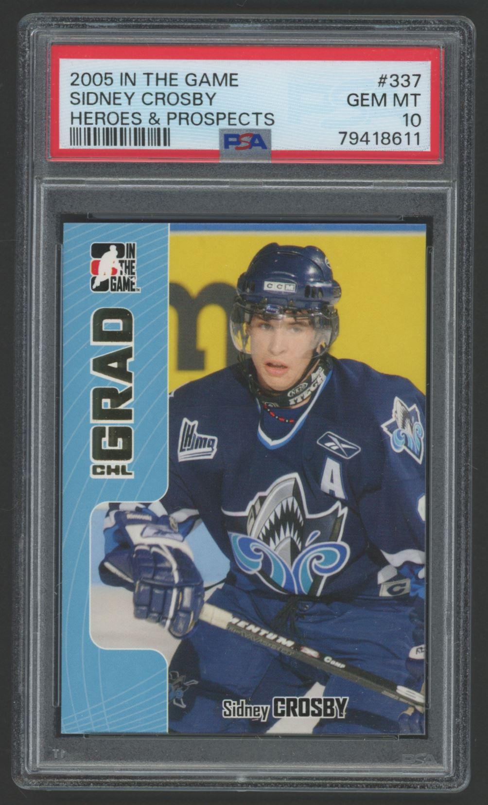 Sidney Crosby 2005 ITG Heroes & Prospects #337 RC (PSA 10) at PristineAuction.com Sidney Crosby 2005 ITG Heroes & Prospects #337 RC (PSA 10) at PristineAuction.com