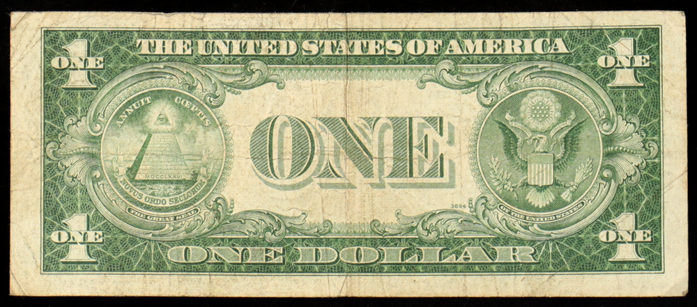 1935-B United States $1 One Dollar Silver Certificate - Blue Seal at PristineAuction.com 1935-B United States $1 One Dollar Silver Certificate - Blue Seal at PristineAuction.com