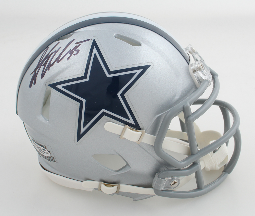 Leighton Vander Esch Signed Cowboys Speed Mini Helmet (Playball Ink) at PristineAuction.com Leighton Vander Esch Signed Cowboys Speed Mini Helmet (Playball Ink) at PristineAuction.com