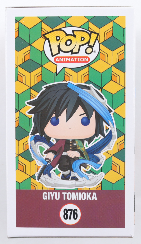 Johnny Yong Bosch Signed "Giyu Tomioka" Funko Pop! #876 Inscribed "Giyu" (JSA) at PristineAuction.com Johnny Yong Bosch Signed "Giyu Tomioka" Funko Pop! #876 Inscribed "Giyu" (JSA) at PristineAuction.com