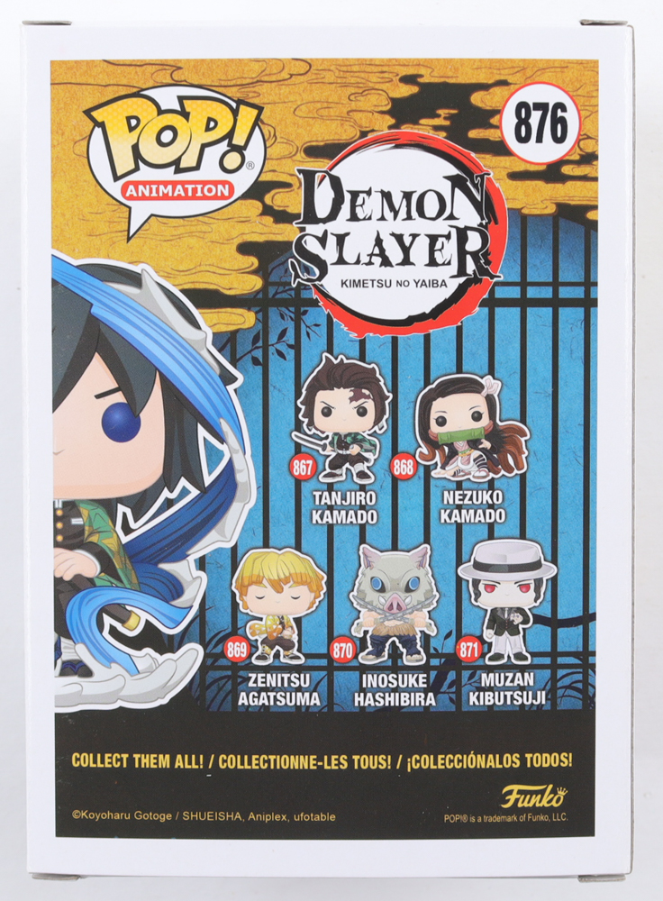 Johnny Yong Bosch Signed "Giyu Tomioka" Funko Pop! #876 Inscribed "Giyu" (JSA) at PristineAuction.com Johnny Yong Bosch Signed "Giyu Tomioka" Funko Pop! #876 Inscribed "Giyu" (JSA) at PristineAuction.com