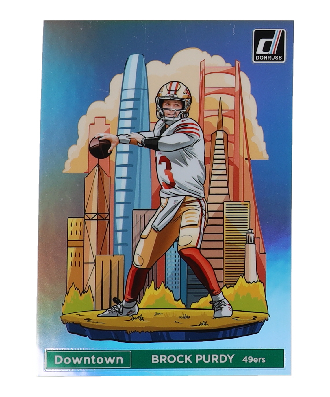 Brock Purdy 2024 Donruss Downtown! Oversize #4 at PristineAuction.com Brock Purdy 2024 Donruss Downtown! Oversize #4 at PristineAuction.com