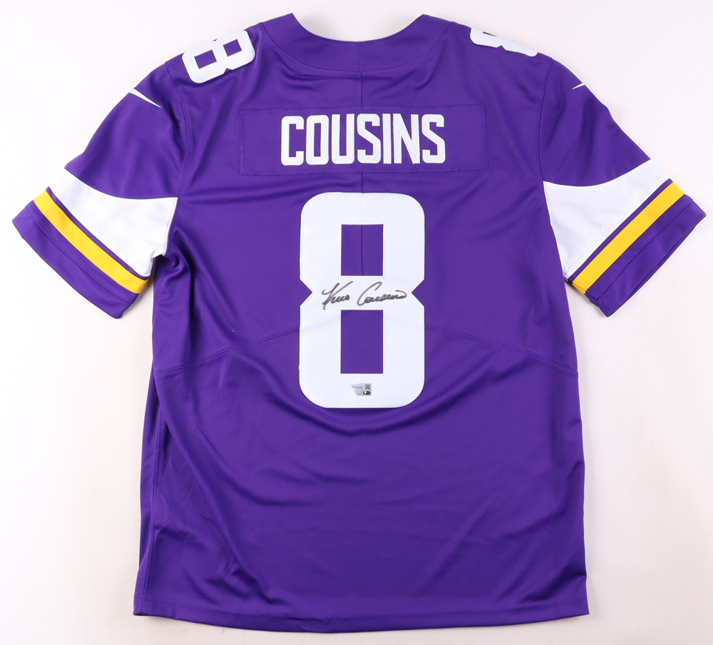Kirk Cousins Signed Vikings Jersey (Fanatics) at PristineAuction.com Kirk Cousins Signed Vikings Jersey (Fanatics) at PristineAuction.com