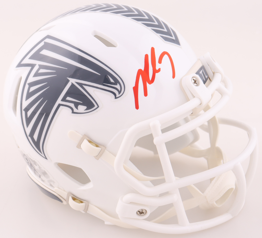 Michael Vick Signed Falcons Salute to Service Alternate Speed Mini Helmet (Beckett) at PristineAuction.com Michael Vick Signed Falcons Salute to Service Alternate Speed Mini Helmet (Beckett) at PristineAuction.com