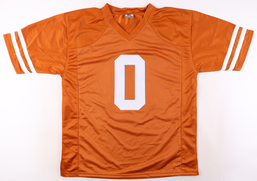 Ja'Tavion Sanders Signed Jersey With Multiple Inscriptions (Playball Ink) at PristineAuction.com Ja'Tavion Sanders Signed Jersey With Multiple Inscriptions (Playball Ink) at PristineAuction.com