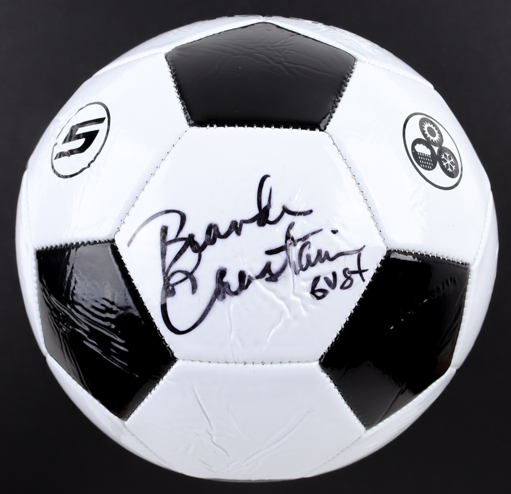 Brandi Chastain Signed Franklin Soccer Ball Inscribed "6 USA" (Schwartz) at PristineAuction.com Brandi Chastain Signed Franklin Soccer Ball Inscribed "6 USA" (Schwartz) at PristineAuction.com