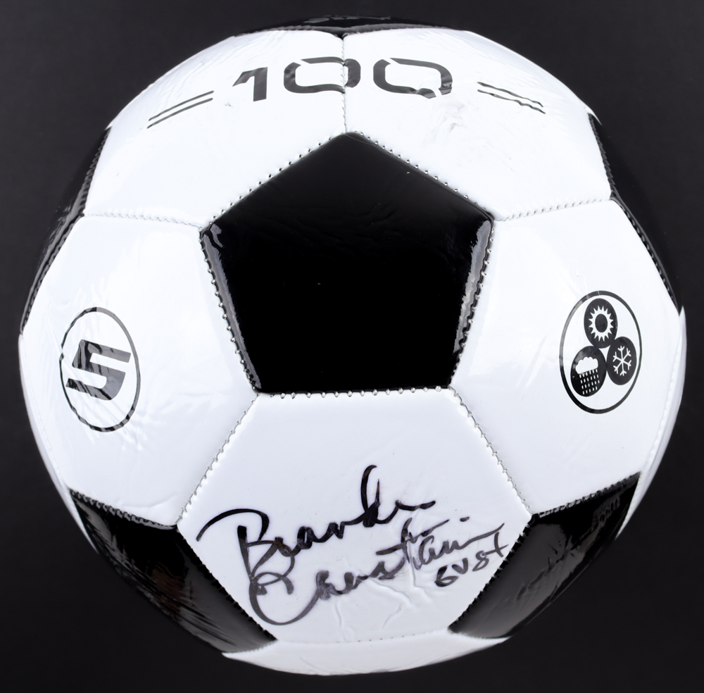 Brandi Chastain Signed Franklin Soccer Ball Inscribed "6 USA" (Schwartz) at PristineAuction.com Brandi Chastain Signed Franklin Soccer Ball Inscribed "6 USA" (Schwartz) at PristineAuction.com