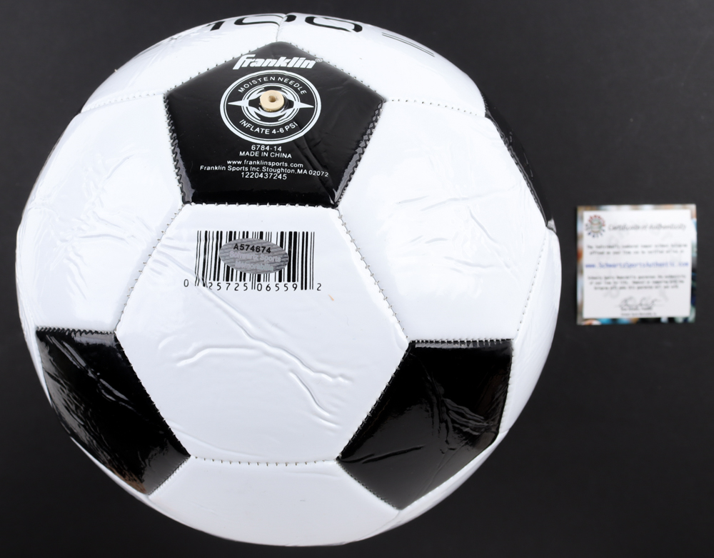 Brandi Chastain Signed Franklin Soccer Ball Inscribed "6 USA" (Schwartz) at PristineAuction.com Brandi Chastain Signed Franklin Soccer Ball Inscribed "6 USA" (Schwartz) at PristineAuction.com