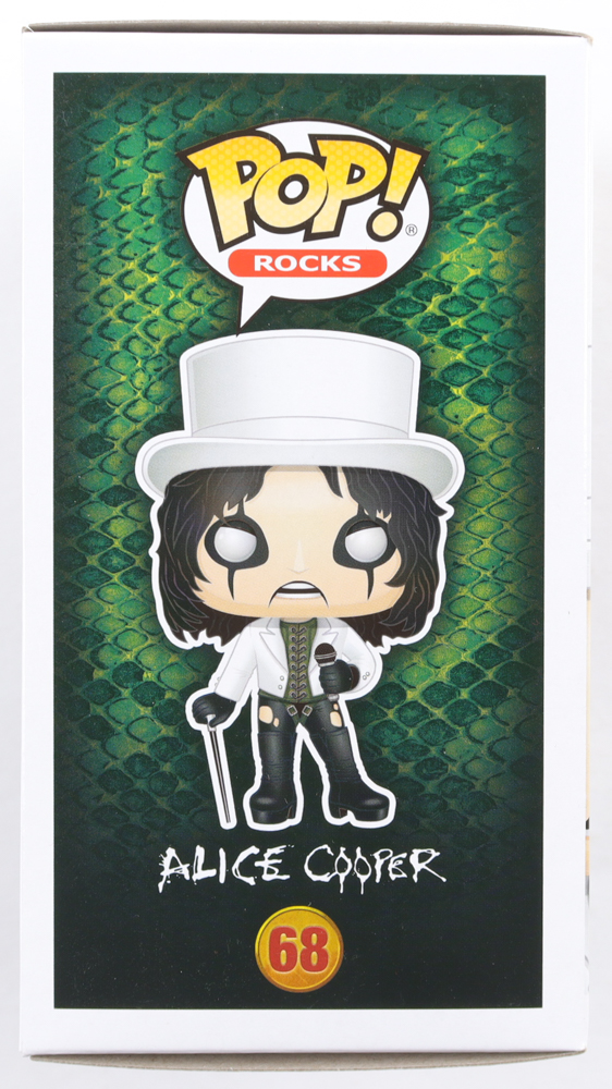 Alice Cooper Signed "Alice Cooper" #68 Funko Pop! Vinyl Figure Inscribed "Schools Out" (Beckett) at PristineAuction.com Alice Cooper Signed "Alice Cooper" #68 Funko Pop! Vinyl Figure Inscribed "Schools Out" (Beckett) at PristineAuction.com