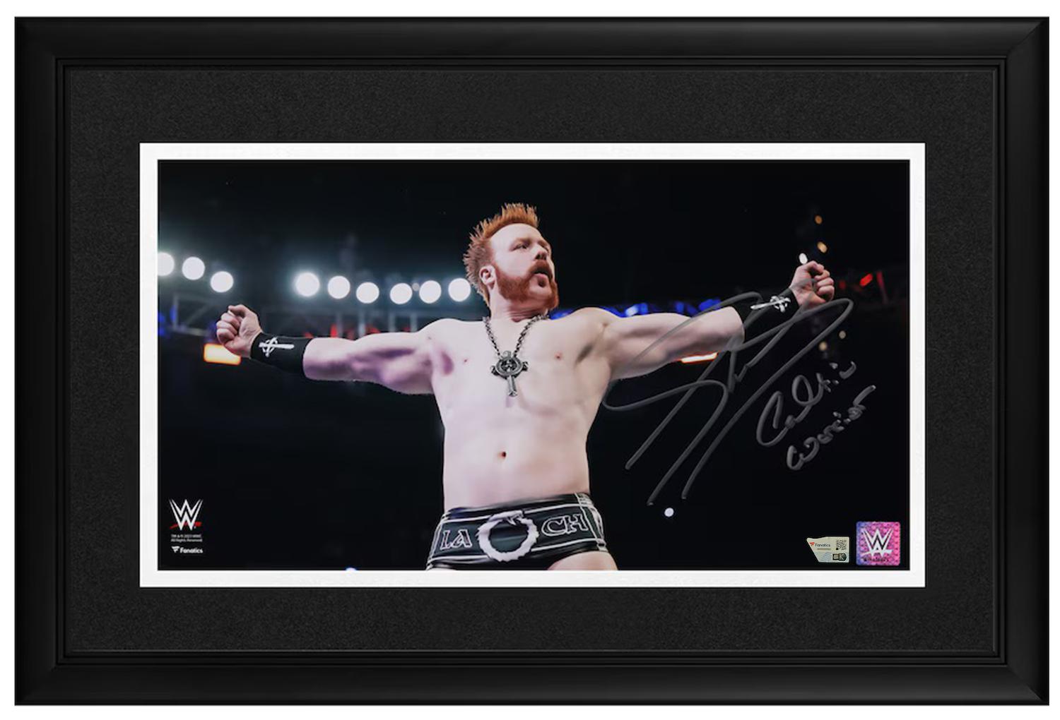 Sheamus Signed WWE Custom Framed Photo Inscribed "Celtic Warrior" (Fanatics) at PristineAuction.com Sheamus Signed WWE Custom Framed Photo Inscribed "Celtic Warrior" (Fanatics) at PristineAuction.com