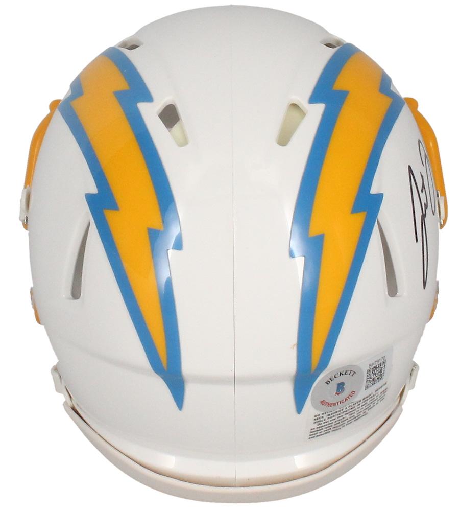 Justin Herbert Signed Chargers Speed Mini Helmet (Beckett) at PristineAuction.com Justin Herbert Signed Chargers Speed Mini Helmet (Beckett) at PristineAuction.com