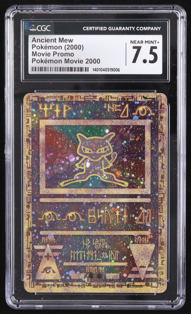 Ancient Mew 1999-02 Pokemon Wizards of the Coast American Promos #0 Holo (CGC 7.5) at PristineAuction.com Ancient Mew 1999-02 Pokemon Wizards of the Coast American Promos #0 Holo (CGC 7.5) at PristineAuction.com