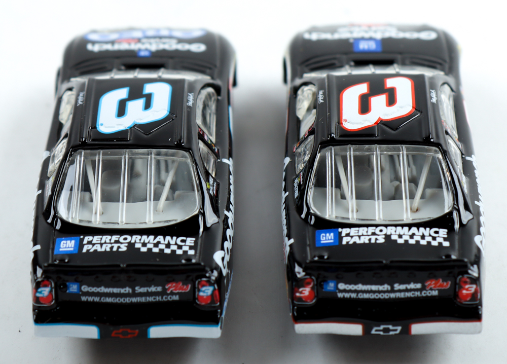 Dale Earnhardt 2001 LE NASCAR #3 Goodwrench / Oreo Monte Carlo - 1:64 Die-cast Two Car Set at PristineAuction.com Dale Earnhardt 2001 LE NASCAR #3 Goodwrench / Oreo Monte Carlo - 1:64 Die-cast Two Car Set at PristineAuction.com