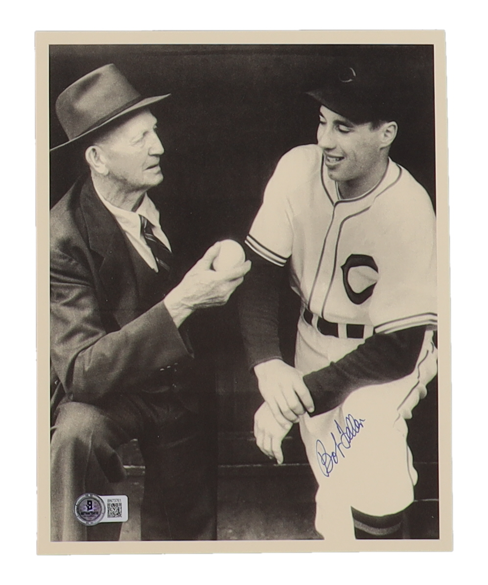 Bob Feller Signed Indians 8x10 Photo (Beckett) at PristineAuction.com Bob Feller Signed Indians 8x10 Photo (Beckett) at PristineAuction.com