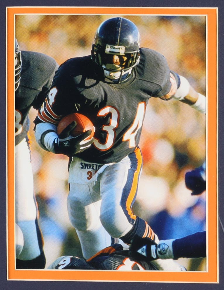 Walter Payton Signed Custom Framed Cut Display With Jersey, (4) Super Bowl & Hall Of Fame Pins & (2) Cloth Team Logo Patches (PSA) at PristineAuction.com Walter Payton Signed Custom Framed Cut Display With Jersey, (4) Super Bowl & Hall Of Fame Pins & (2) Cloth Team Logo Patches (PSA) at PristineAuction.com