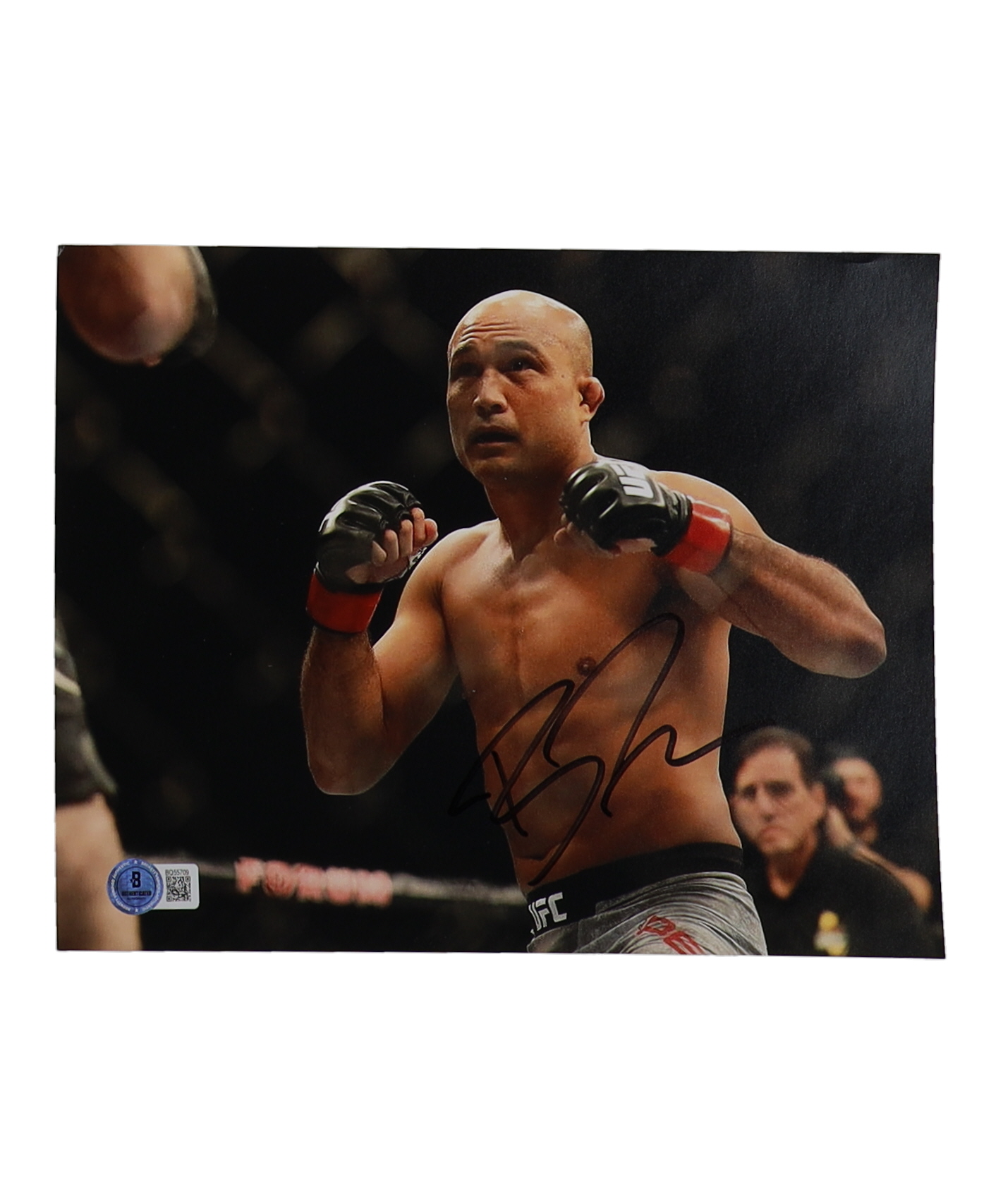 B.J. Penn Signed UFC 8x10 Photo (Beckett) at PristineAuction.com B.J. Penn Signed UFC 8x10 Photo (Beckett) at PristineAuction.com