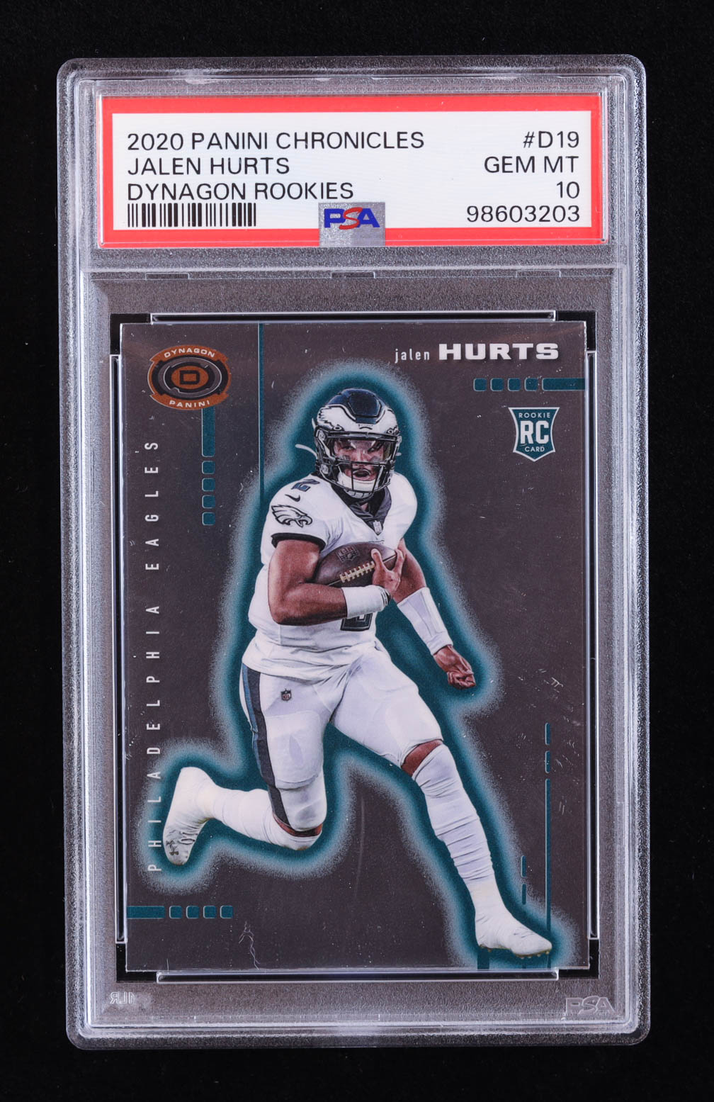 Jalen Hurts 2020 Dynagon Rookies #19 RC (PSA 10) at PristineAuction.com Jalen Hurts 2020 Dynagon Rookies #19 RC (PSA 10) at PristineAuction.com