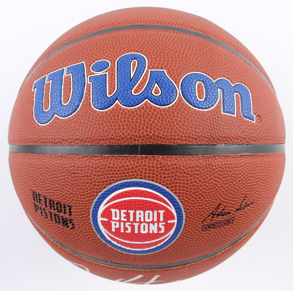 Dennis Rodman Signed Pistons Logo Basketball (Schwartz) at PristineAuction.com Dennis Rodman Signed Pistons Logo Basketball (Schwartz) at PristineAuction.com