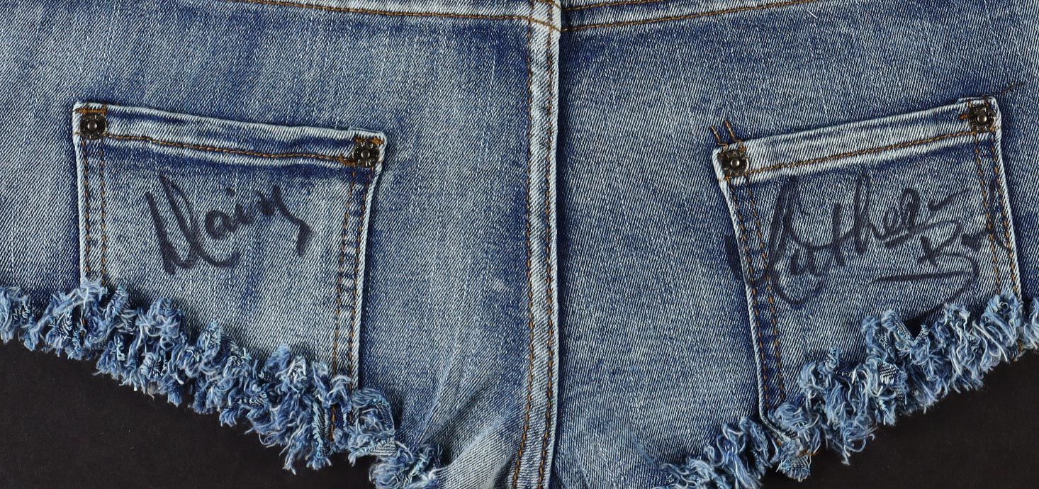 Catherine Bach Signed "Dukes of Hazzard" Custom Framed "Daisy Dukes" Display Inscribed "Daisy" (JSA) at PristineAuction.com Catherine Bach Signed "Dukes of Hazzard" Custom Framed "Daisy Dukes" Display Inscribed "Daisy" (JSA) at PristineAuction.com