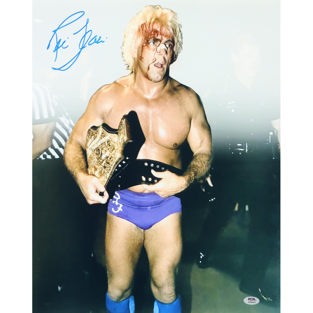 Ric Flair Signed WWF 16x20 Photo (PSA) at PristineAuction.com