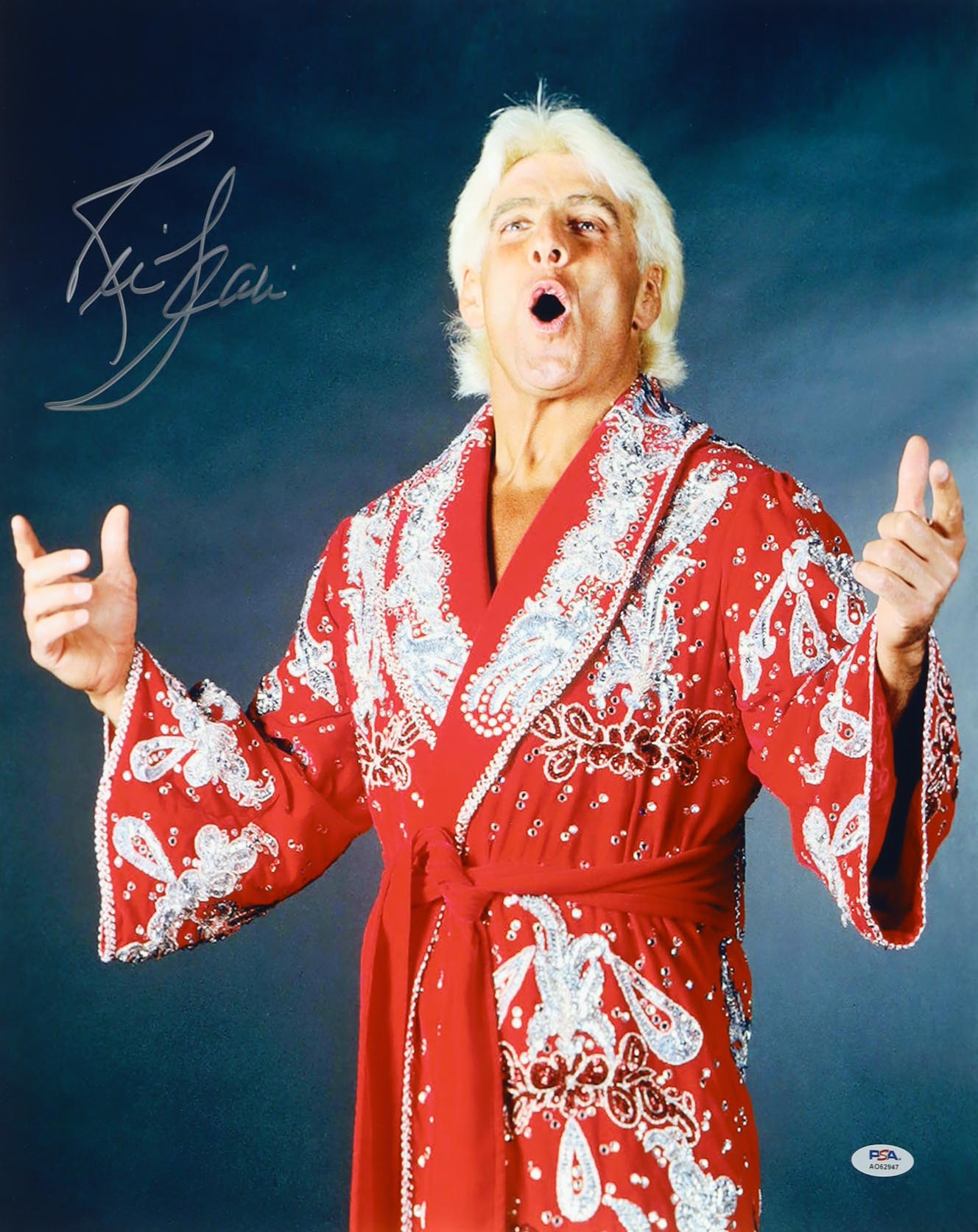 Ric Flair Signed WWF 16x20 Photo (PSA) at PristineAuction.com Ric Flair Signed WWF 16x20 Photo (PSA) at PristineAuction.com